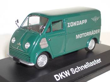 DKW 3=6 Kastenwagen Zuendapp- Schuco 1:43